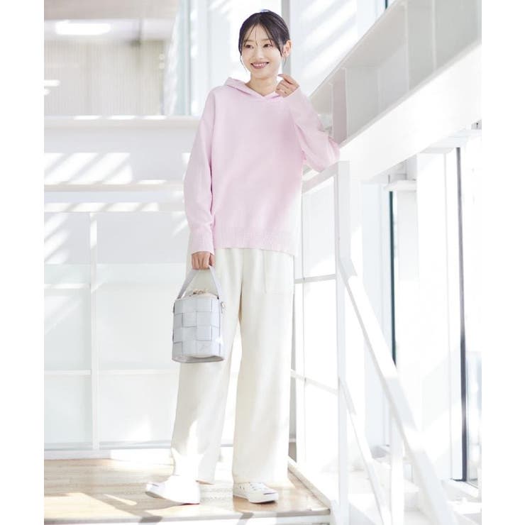 【洗える／体型カバー】ちょうどいいニットパーカ | Dessin | 詳細画像30 