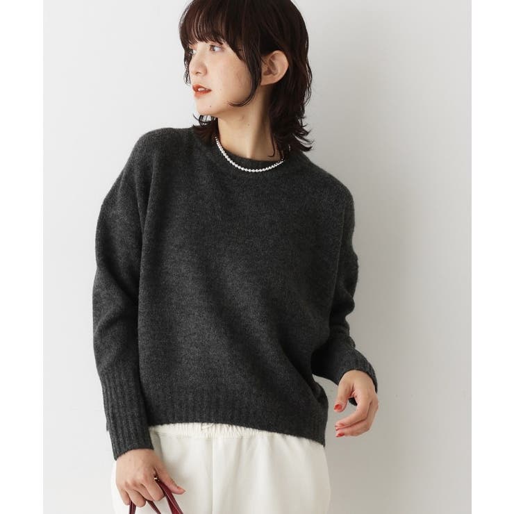 【洗える】クルーネックワイドニット | Dessin | 詳細画像14 