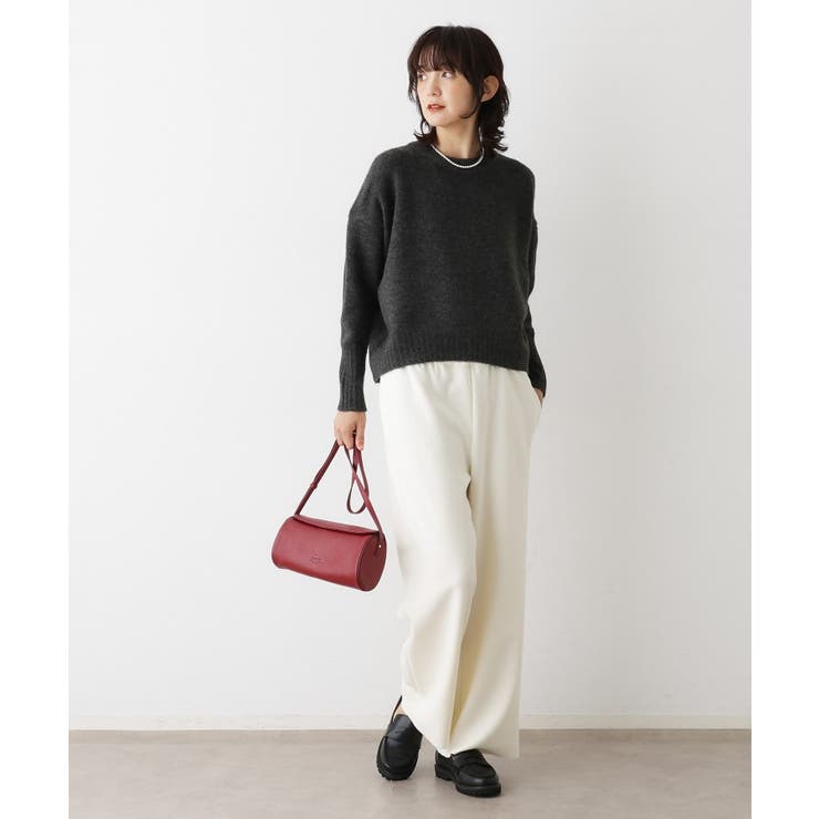 【洗える】クルーネックワイドニット | Dessin | 詳細画像15 
