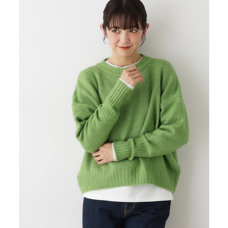 【洗える】クルーネックワイドニット | Dessin | 詳細画像20 