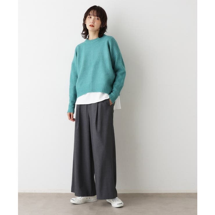 【洗える】クルーネックワイドニット | Dessin | 詳細画像26 