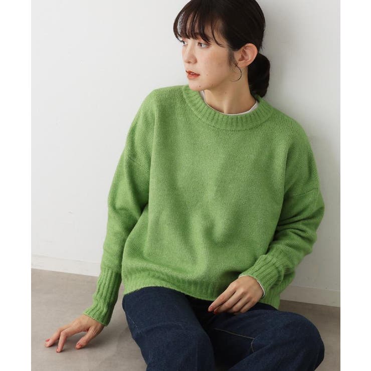 【洗える】クルーネックワイドニット | Dessin | 詳細画像21 