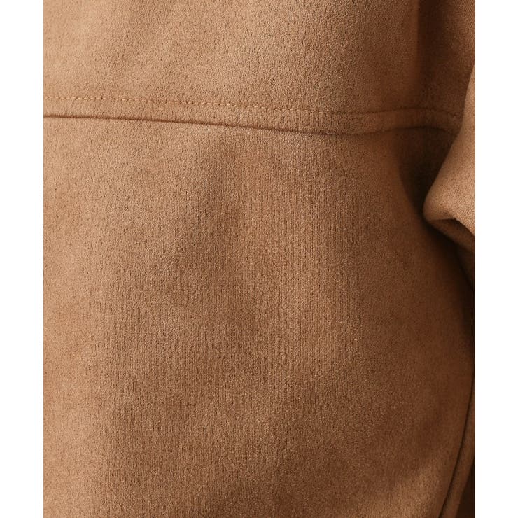 【セットアップ可・洗える】マシュマロスウェードジップブルゾン | Dessin | 詳細画像8 