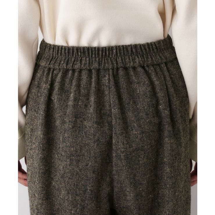 【洗える/後ろゴム】ツイードワイドパンツ | Dessin | 詳細画像17 