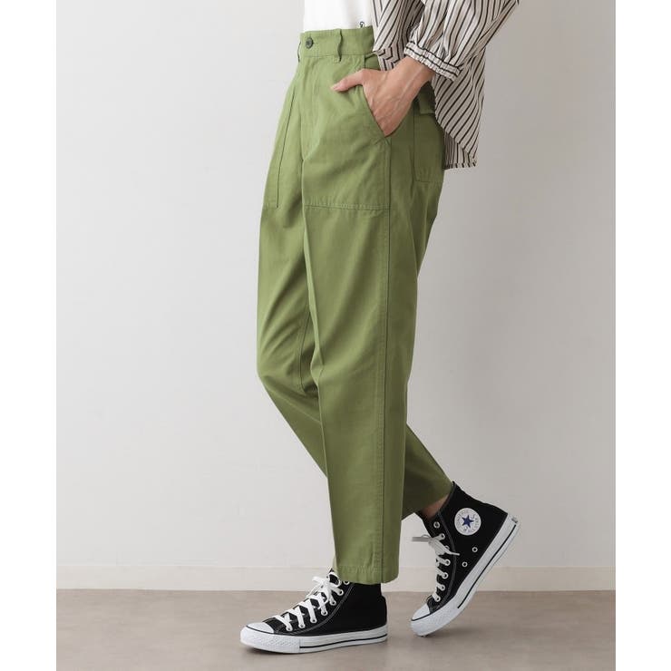 【洗える】パッチポケットワークパンツ | Dessin | 詳細画像1 