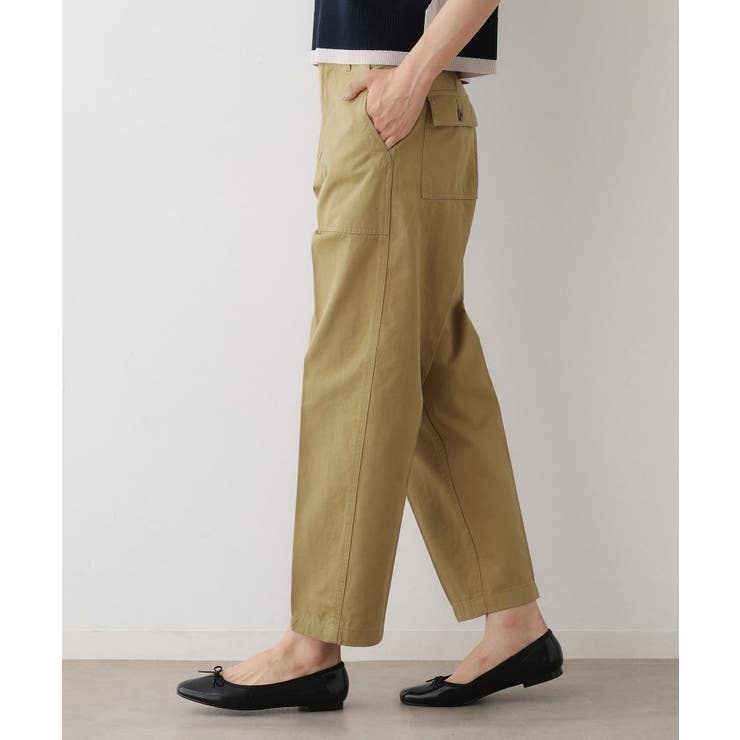 【洗える】パッチポケットワークパンツ | Dessin | 詳細画像6 