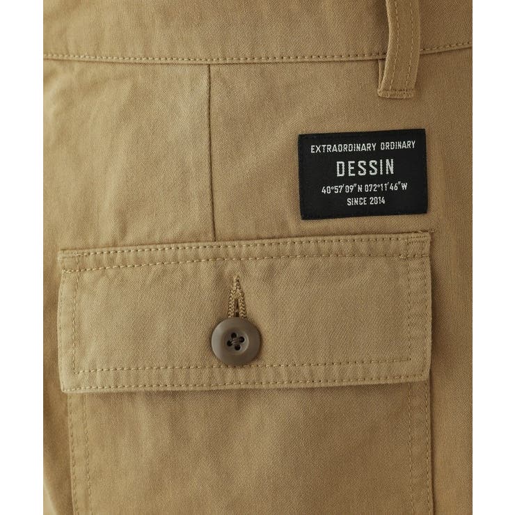 【洗える】パッチポケットワークパンツ | Dessin | 詳細画像16 