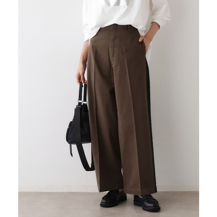 【洗える】サイドラインコットンパンツ | Dessin | 詳細画像5 