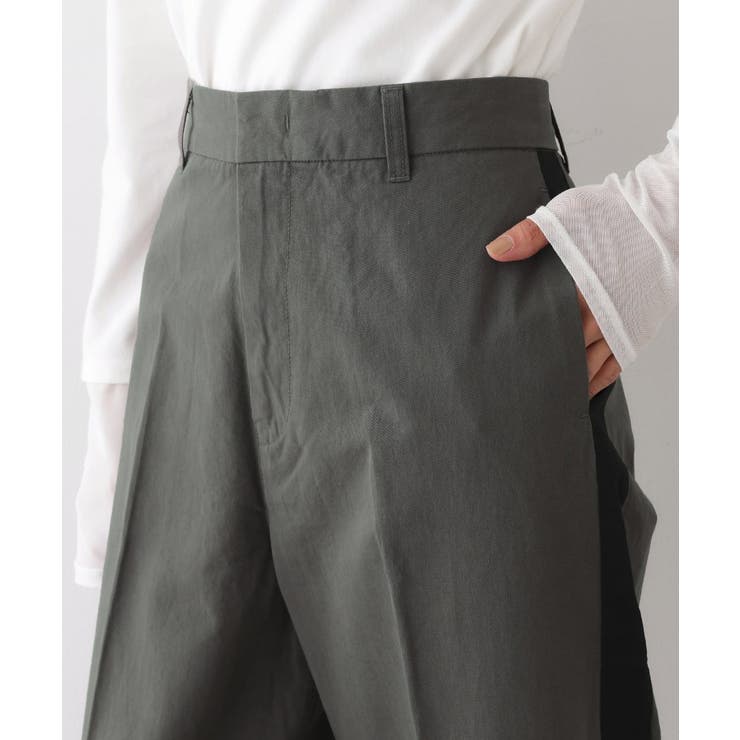 【洗える】サイドラインコットンパンツ | Dessin | 詳細画像12 