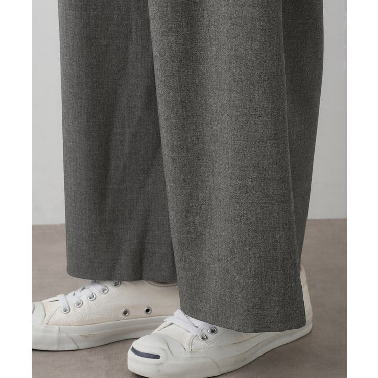 【セットアップ可・洗える】ハイウエストタックパンツ | Dessin | 詳細画像15 