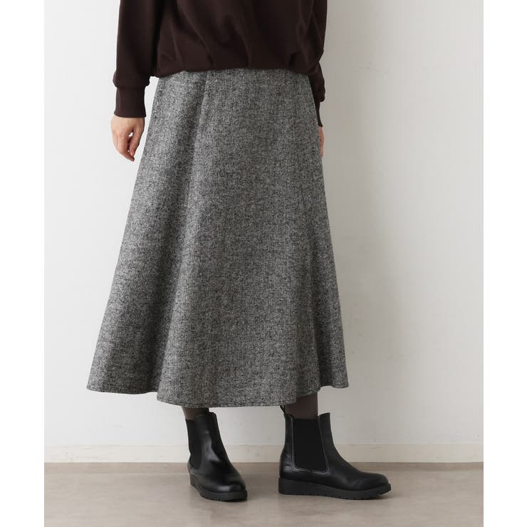 【洗える】ツイードフレアスカート | Dessin | 詳細画像6 
