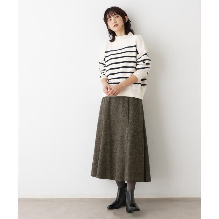 【洗える】ツイードフレアスカート | Dessin | 詳細画像11 