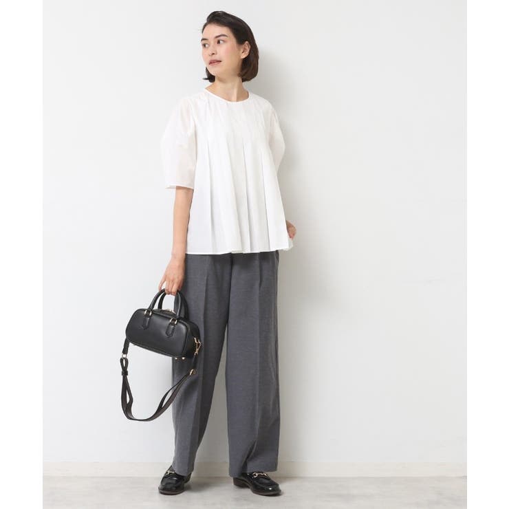 【洗える】タックデザインブラウス | Dessin | 詳細画像2 