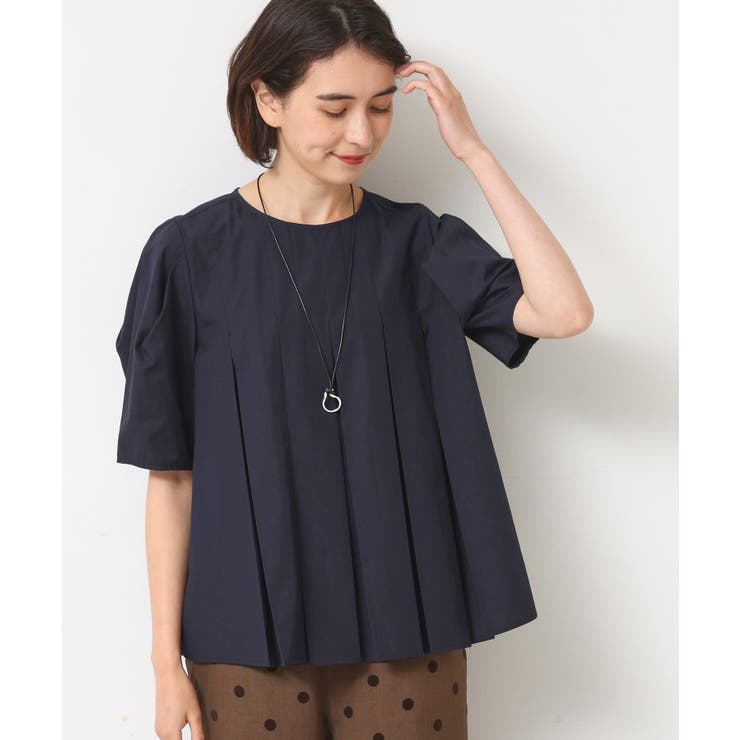 【洗える】タックデザインブラウス | Dessin | 詳細画像10 