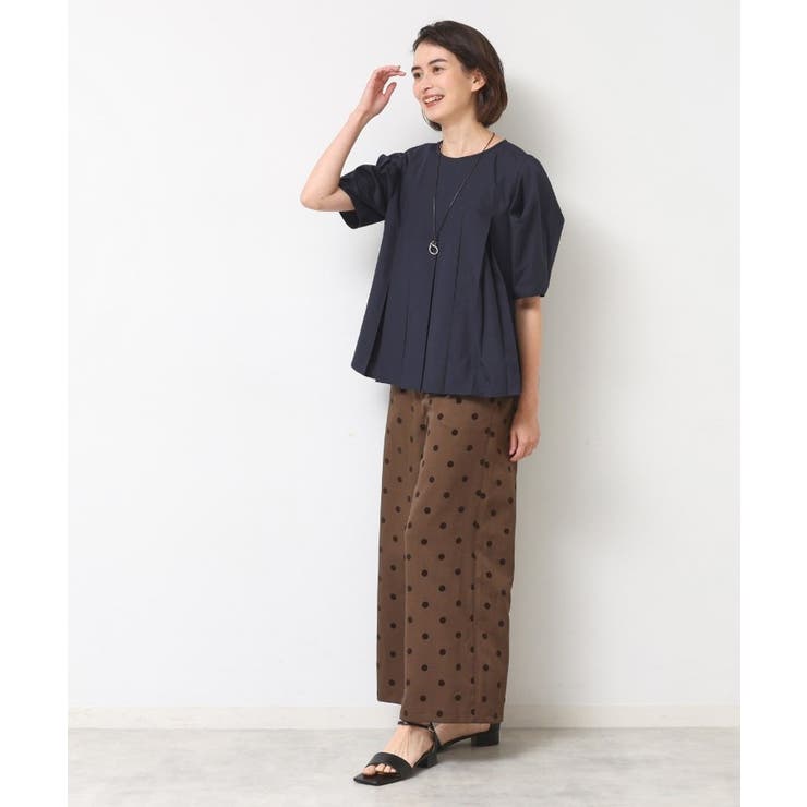 【洗える】タックデザインブラウス | Dessin | 詳細画像11 