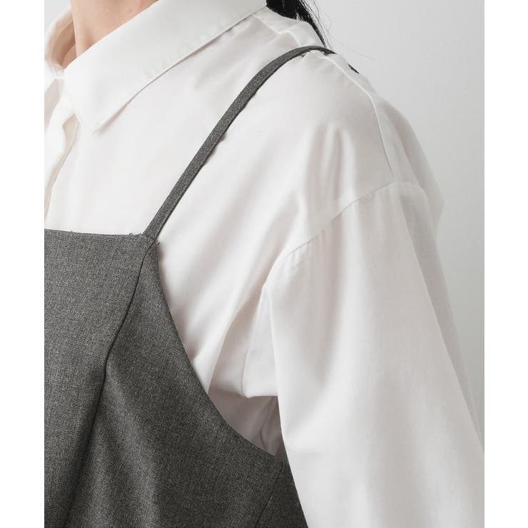 【セットアップ可・洗える】ギャザーレイヤードキャミソール | Dessin | 詳細画像13 