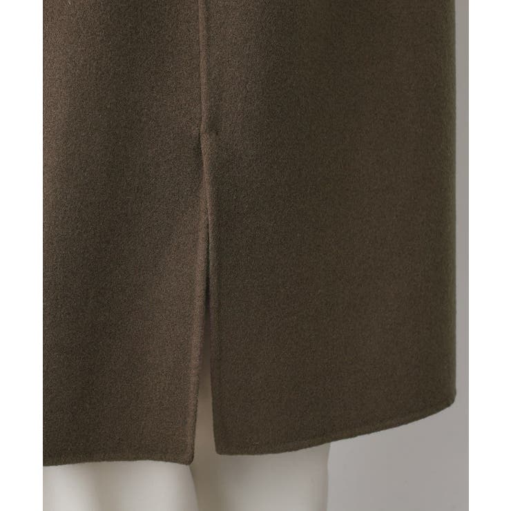 【洗える】ウール混リバーメルトンロングコート | Dessin | 詳細画像17 