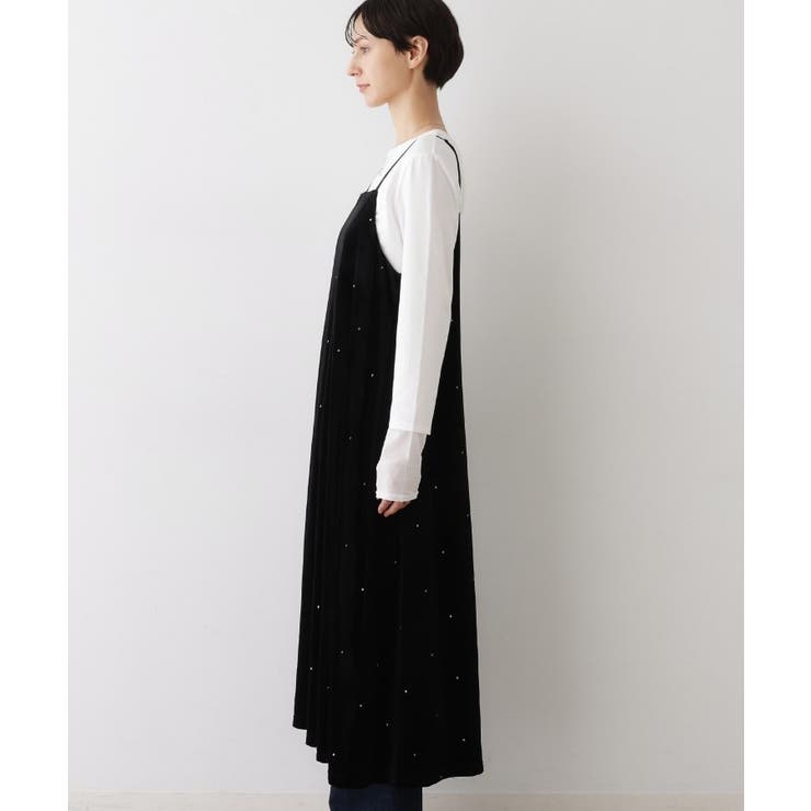 【前後2WAY/洗える】ベロアワンピース | Dessin | 詳細画像23 