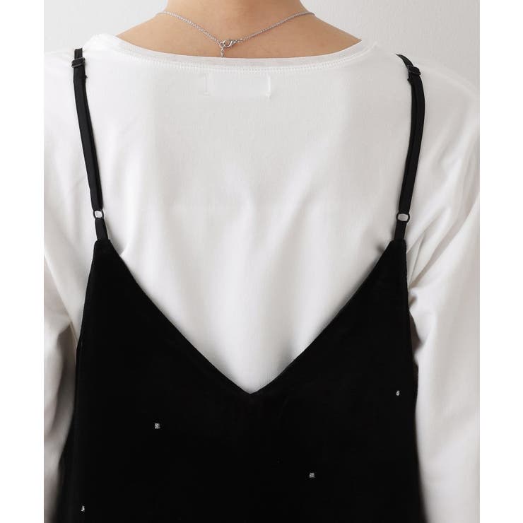 【前後2WAY/洗える】ベロアワンピース | Dessin | 詳細画像27 