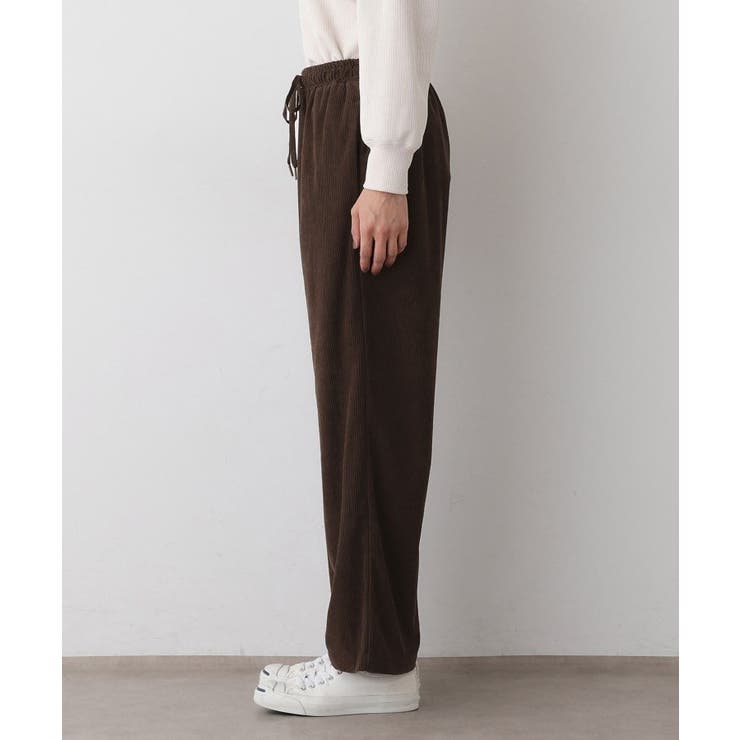 【ウエストゴム・洗える】ソフトコーデュロイイージーパンツ | Dessin | 詳細画像14 