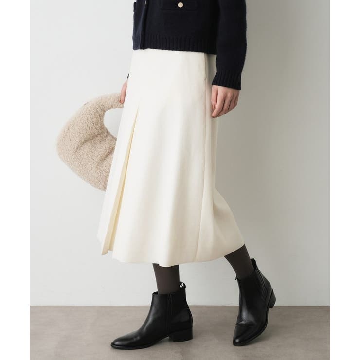 メルトンジャージボックスタックスカート | Dessin | 詳細画像2 