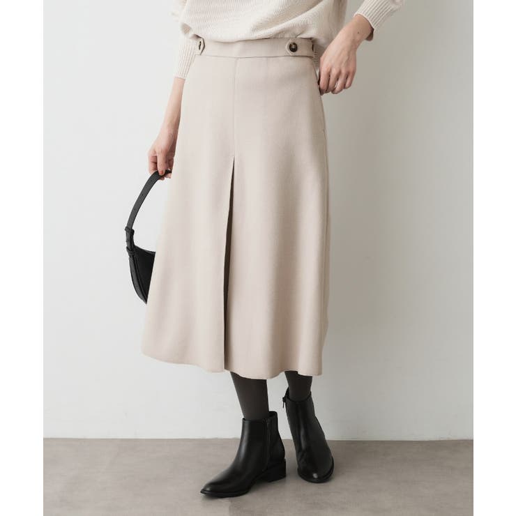 メルトンジャージボックスタックスカート | Dessin | 詳細画像10 