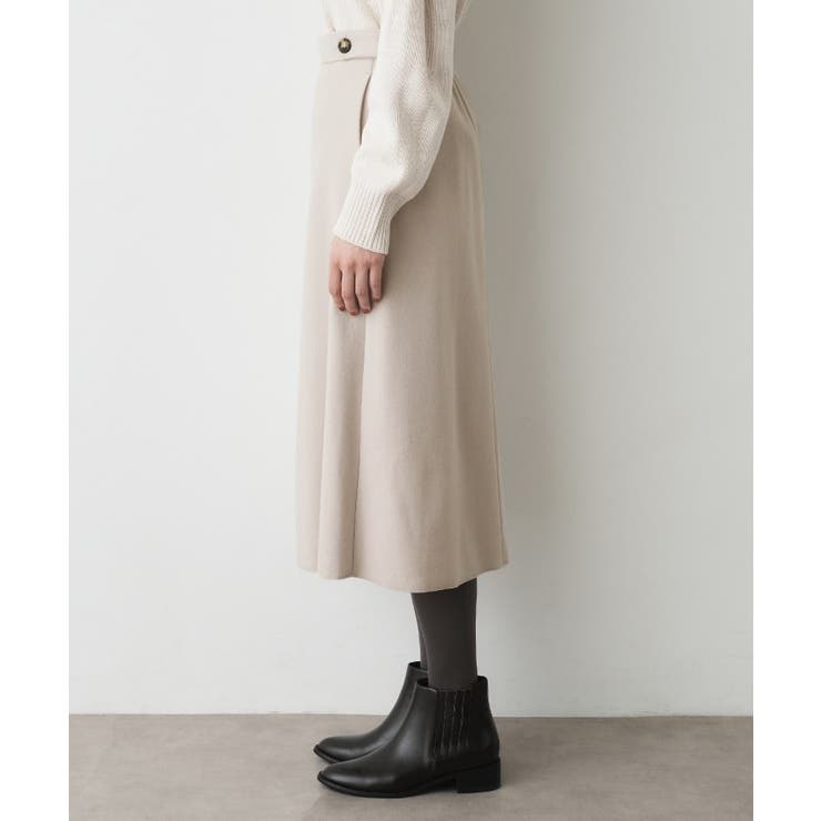 メルトンジャージボックスタックスカート | Dessin | 詳細画像14 