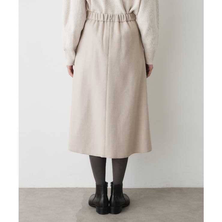 メルトンジャージボックスタックスカート | Dessin | 詳細画像15 