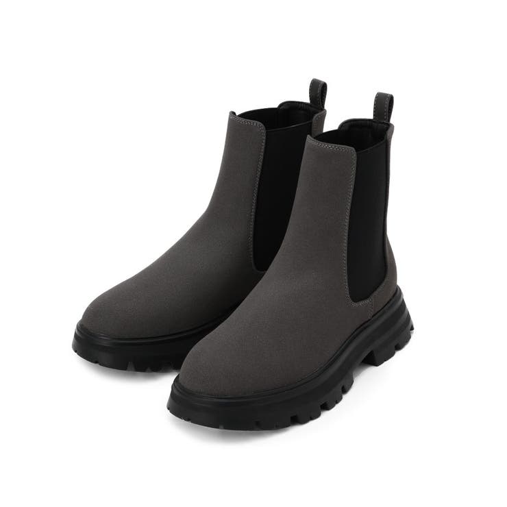 グレー(012) | ボリュームソールサイドゴアブーツ | Dessin