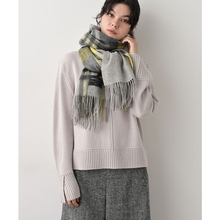 バイカラーチェックストール | Dessin | 詳細画像5 