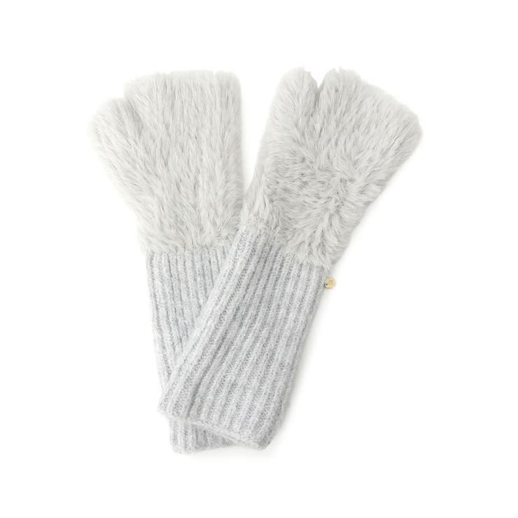 グレー(512) | フェイクファーアームウォーマー | Dessin