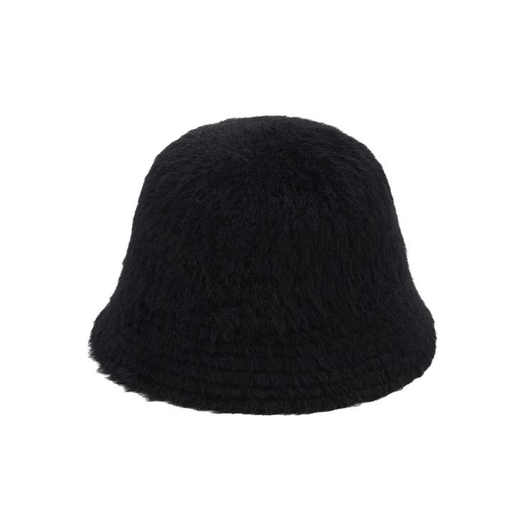ブラック(019) | シャギーフェイクファーバケットハット | Dessin