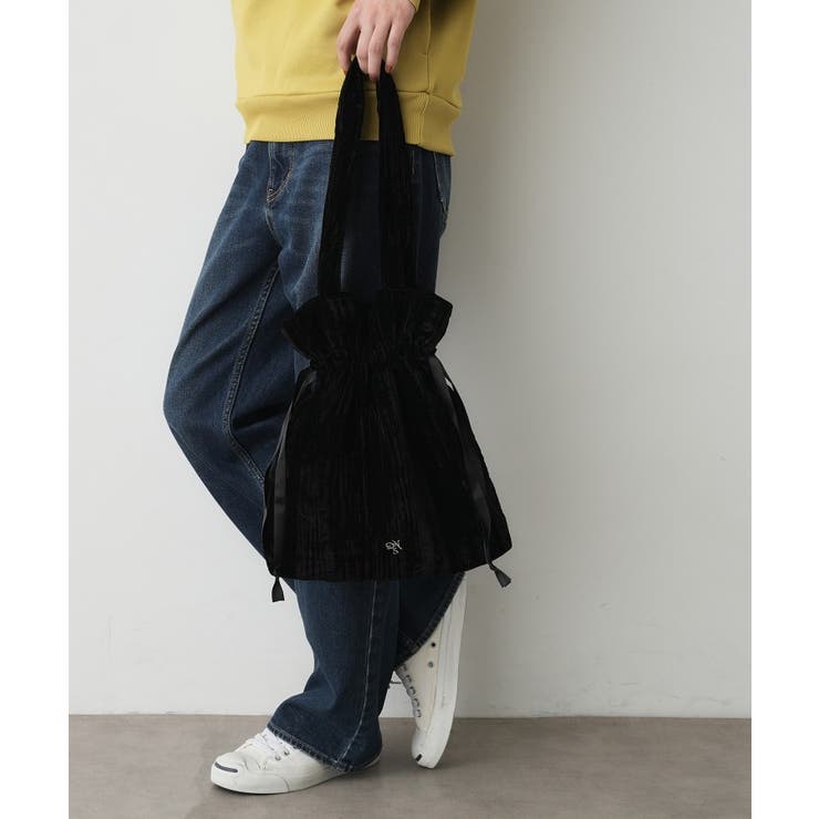 2WAYベロアトートバッグ | Dessin | 詳細画像1 