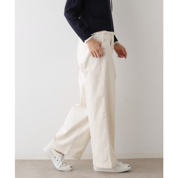 【セットアップ可・洗える】マリンコーデュロイパンツ | Dessin | 詳細画像1 