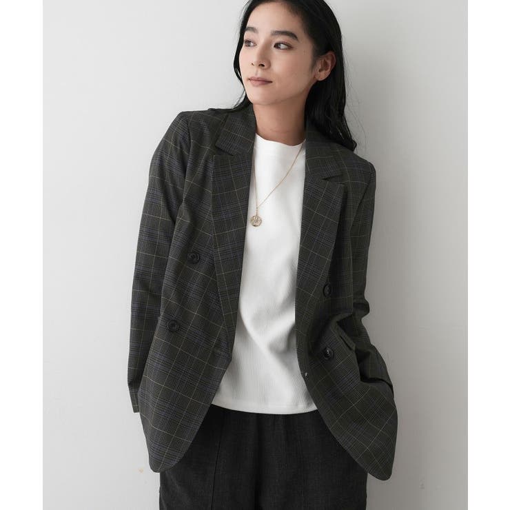 【洗える】ダブルブレストジャケット | Dessin | 詳細画像5 