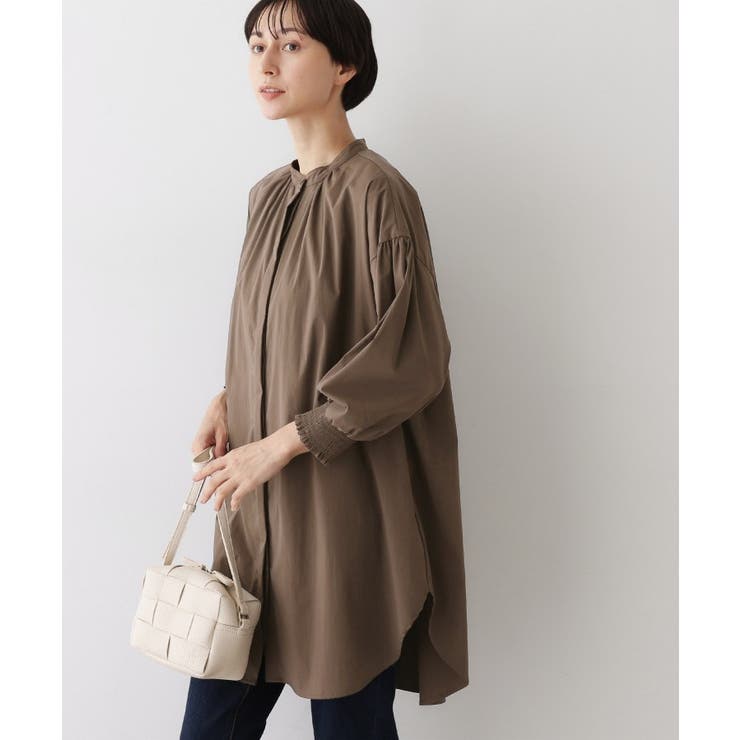 【洗える】ラグランスリーブチュニックシャツ | Dessin | 詳細画像5 