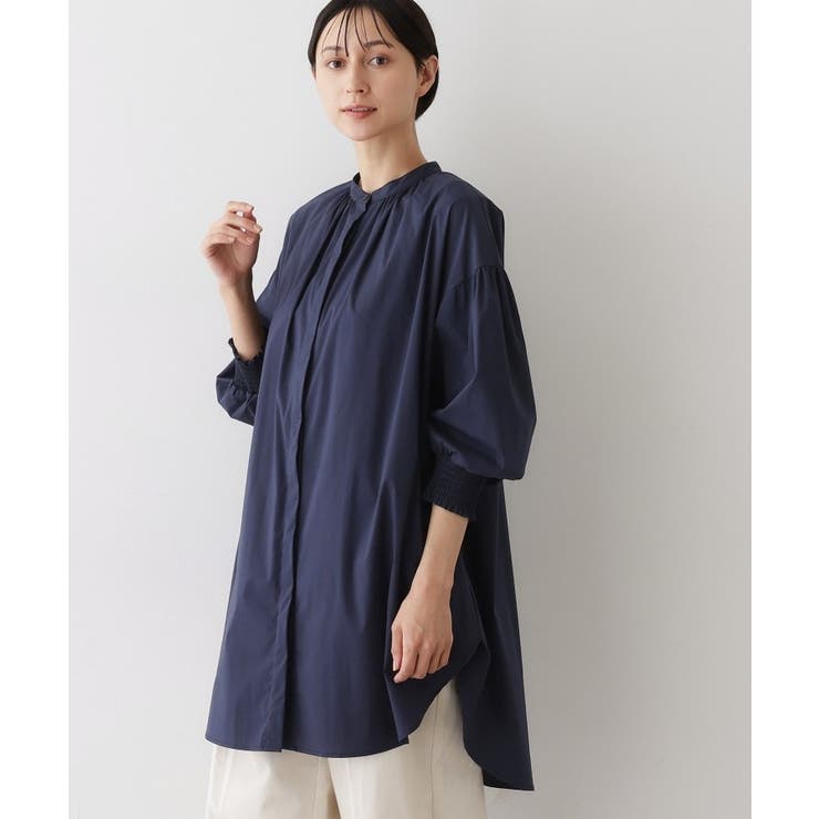 【洗える】ラグランスリーブチュニックシャツ | Dessin | 詳細画像10 
