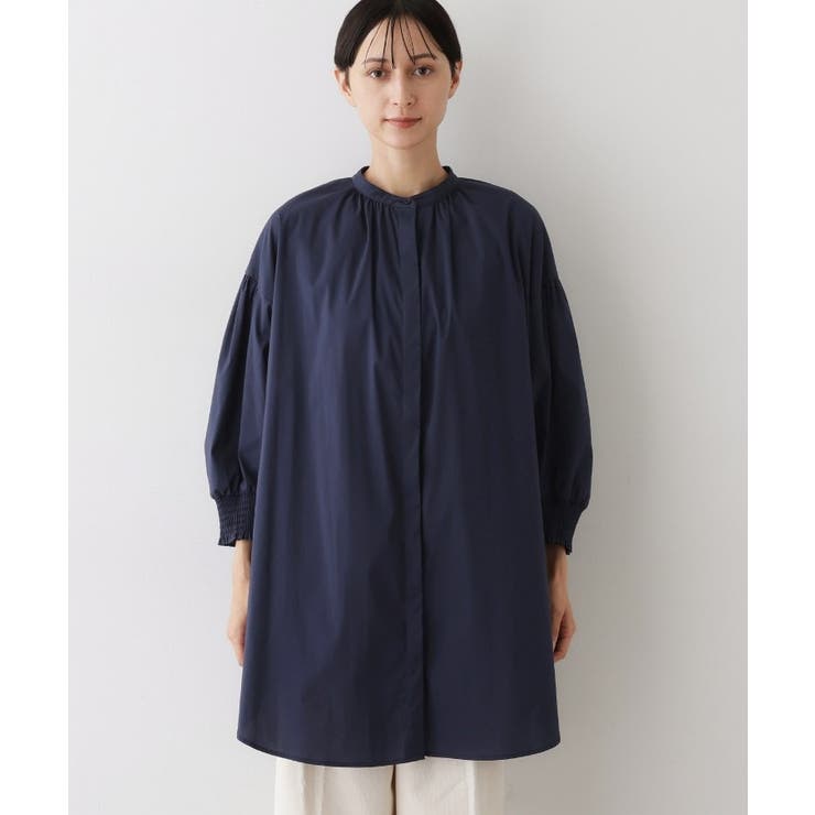 【洗える】ラグランスリーブチュニックシャツ | Dessin | 詳細画像13 