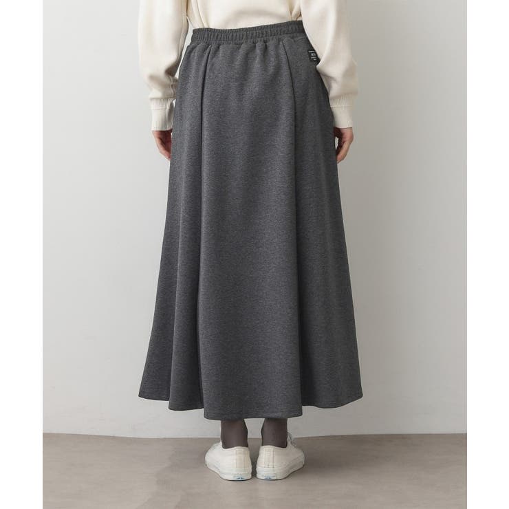 【ウエストゴム/洗える】ダンボールコットンフレアスカート | Dessin | 詳細画像11 