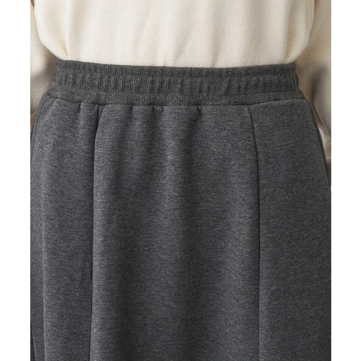 【ウエストゴム/洗える】ダンボールコットンフレアスカート | Dessin | 詳細画像12 