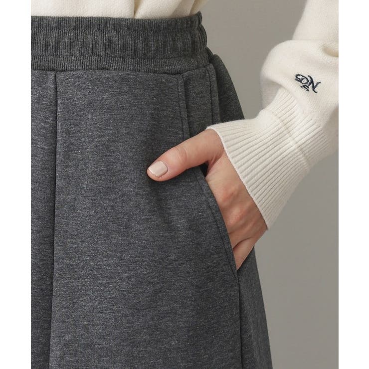 【ウエストゴム/洗える】ダンボールコットンフレアスカート | Dessin | 詳細画像15 