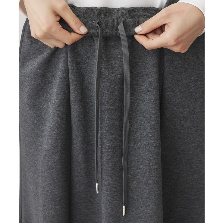 【ウエストゴム/洗える】ダンボールコットンフレアスカート | Dessin | 詳細画像14 