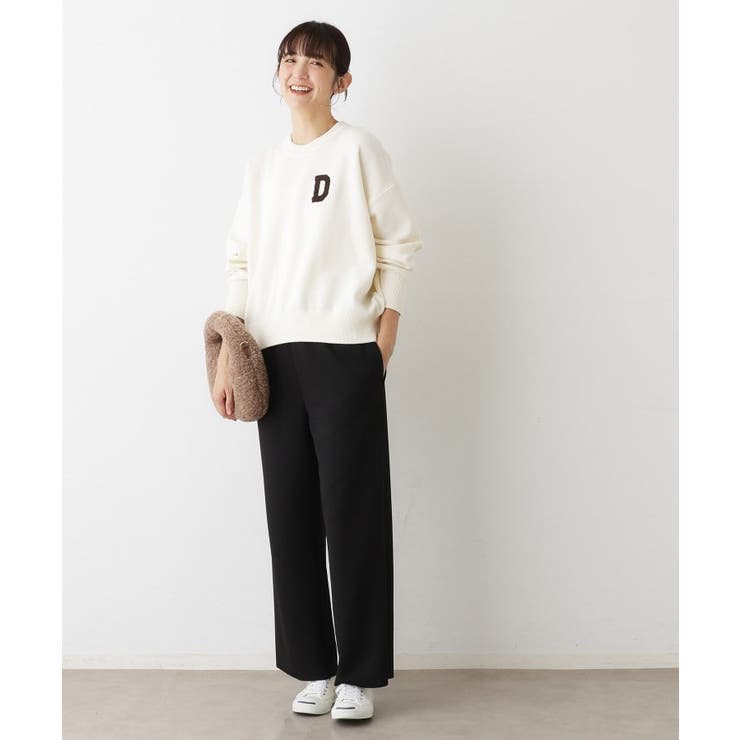 【セットアップ可/洗える】ドライタッチジョーゼットリラクシーパンツ | Dessin | 詳細画像7 