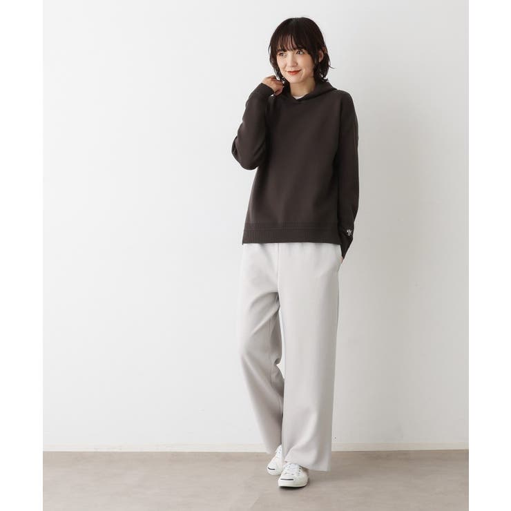 【セットアップ可/洗える】ドライタッチジョーゼットリラクシーパンツ | Dessin | 詳細画像11 