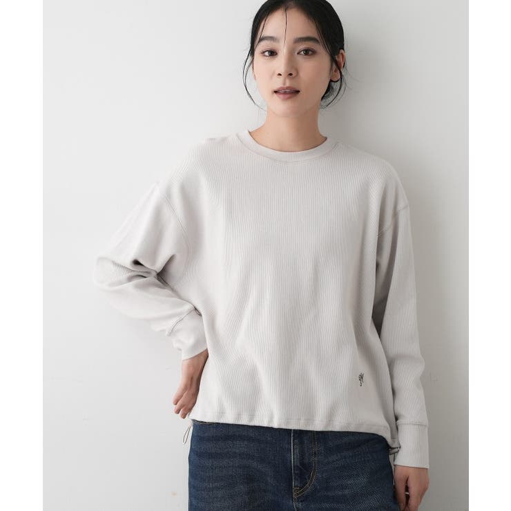 【洗える】裾ドロスト付きカットソー | Dessin | 詳細画像5 