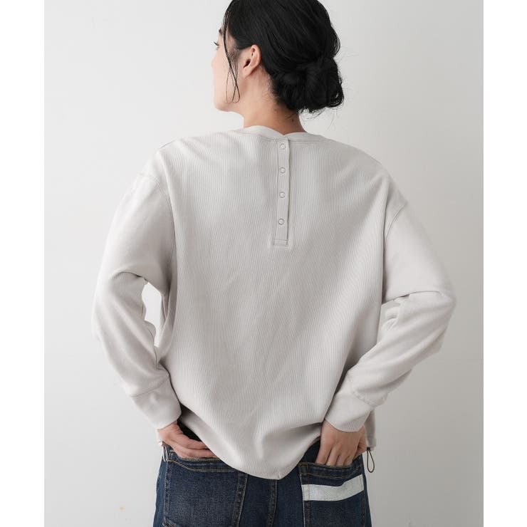 【洗える】裾ドロスト付きカットソー | Dessin | 詳細画像6 