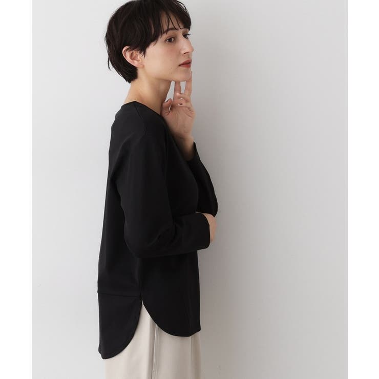 【美シルエット/洗える】切替カットソー | Dessin | 詳細画像7 