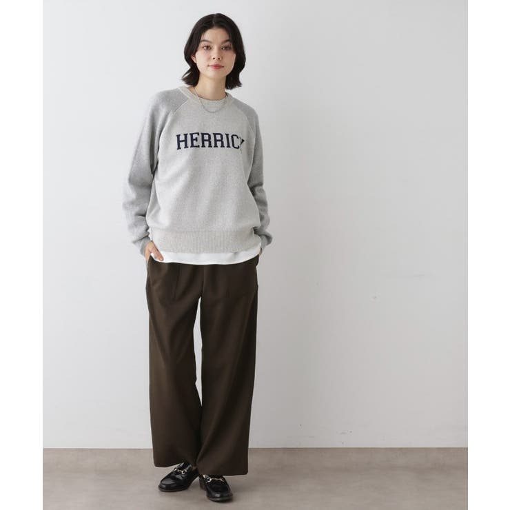 【ウエストゴム・洗える】コンフォートワイドパンツ | Dessin | 詳細画像3 