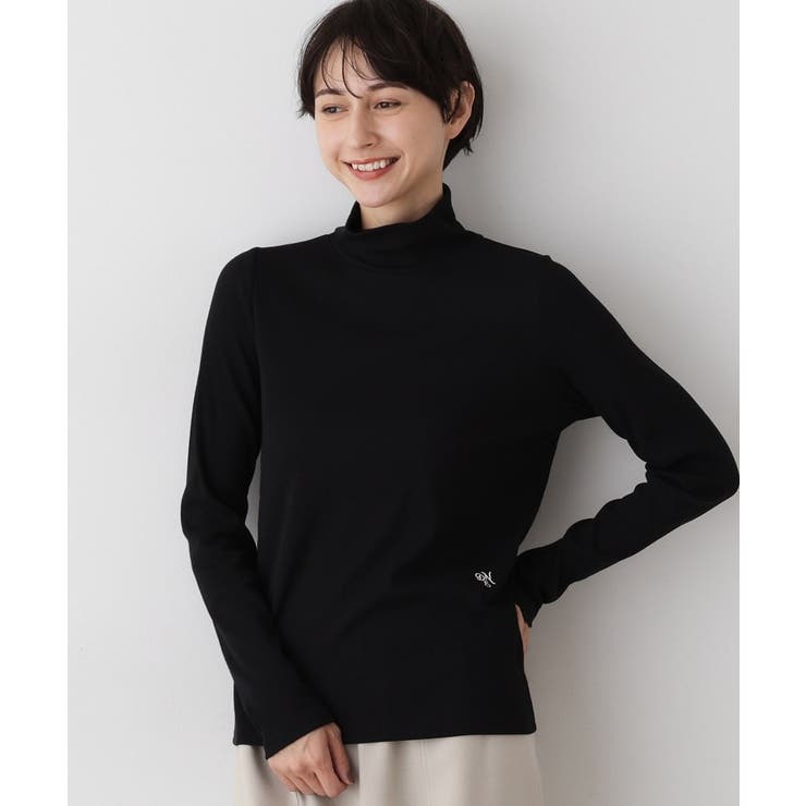 【吸湿発熱/抗菌防臭】ジンジャー混タートルネックプルオ－バー | Dessin | 詳細画像6 