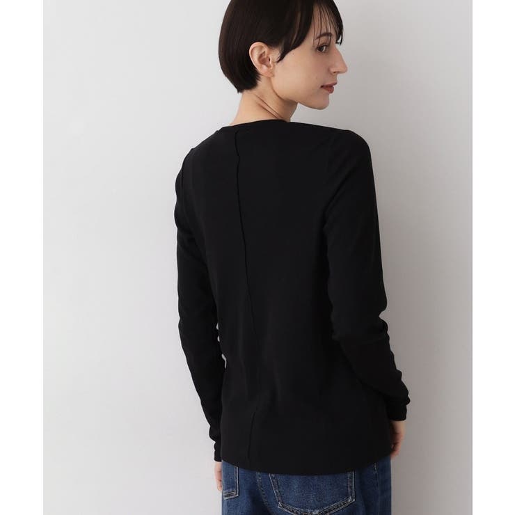 【吸湿発熱/抗菌防臭】ジンジャー混クルーネックプルオーバー | Dessin | 詳細画像6 